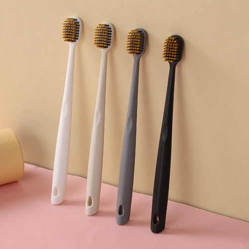 Korean Wide-Head Flame Soft Bristle Toothbrush Set – Ultra Soft Gentle Gum Care Toothbrush Bulk Pack (8 PCS) for Home & Travel Use, Unisex